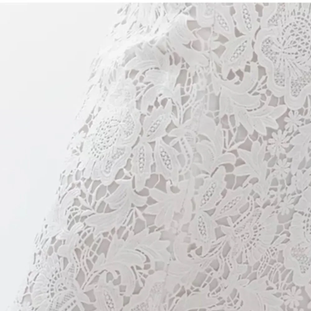 Avec Les Filles | Flared Lace Midi Skirt | NWT - Picture 6 of 8